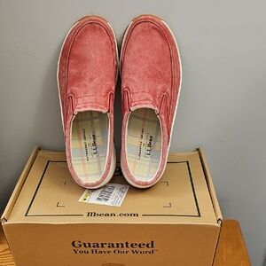 L.L. Bean Women's Slip-On Suede Loafers — Rose